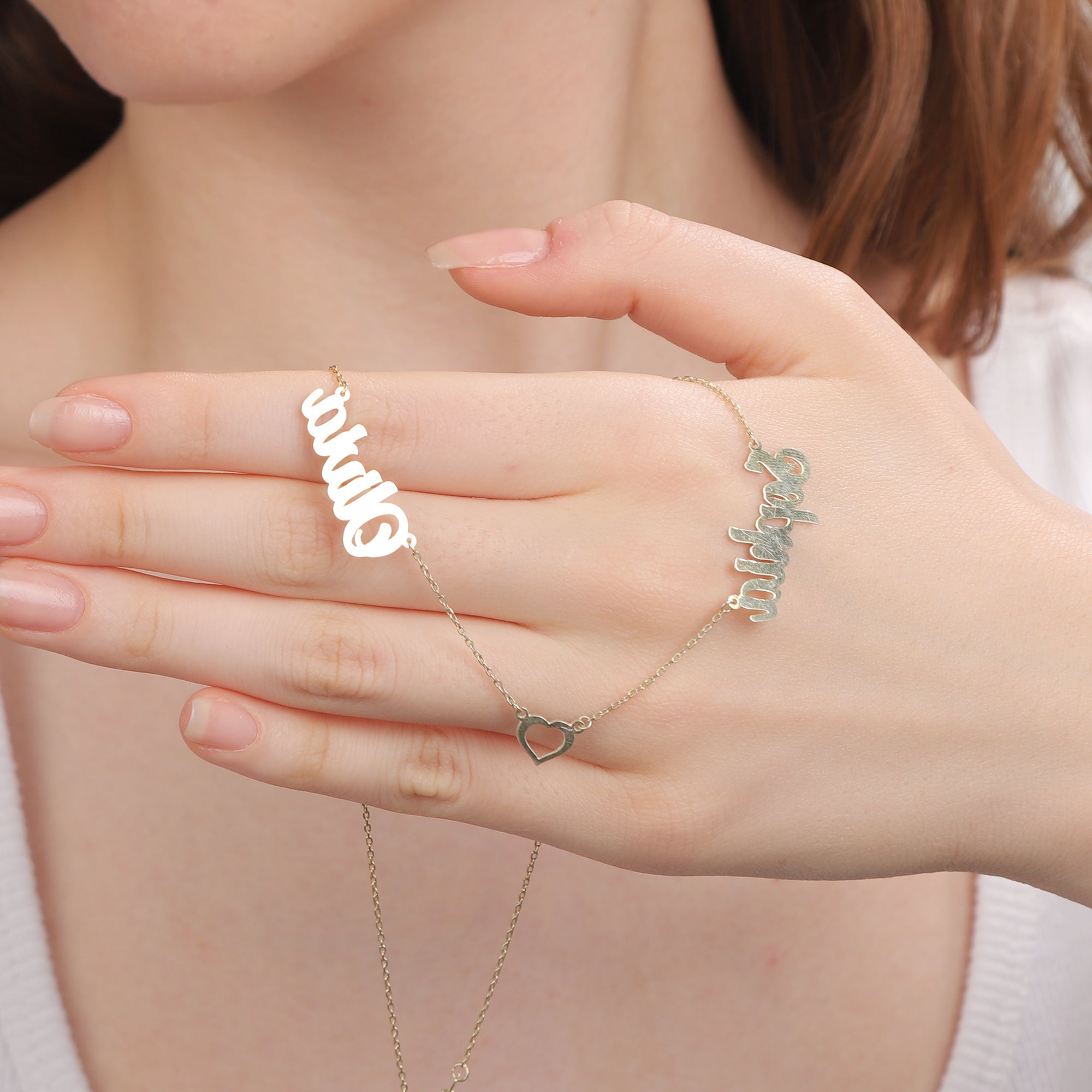 Personalized Open Band Ring – Engraved Gold Adjustable Ring